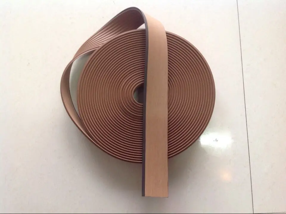 25 Meters Synthetic Wood Teak Boat Marine Waterproof PVC 50*5mm Flooring Decking With Black Caulking Stripes
25 Meters Synthetic Wood Teak Boat Marine Waterproof PVC 50*5mm Flooring Decking With Black Caulking Stripes