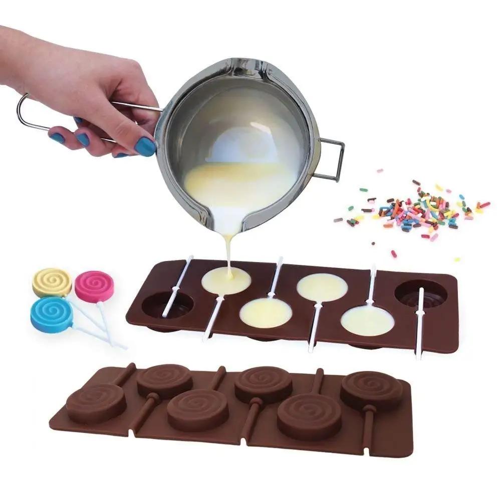 New Doughnut Lollipop Mold DIY Bakeware Silicone 3D Handmade Pop Sucker Sticks Lolly Candy Chocolate cake decoration Mold
New Doughnut Lollipop Mold DIY Bakeware Silicone 3D Handmade Pop Sucker Sticks Lolly Candy Chocolate cake decoration Mold