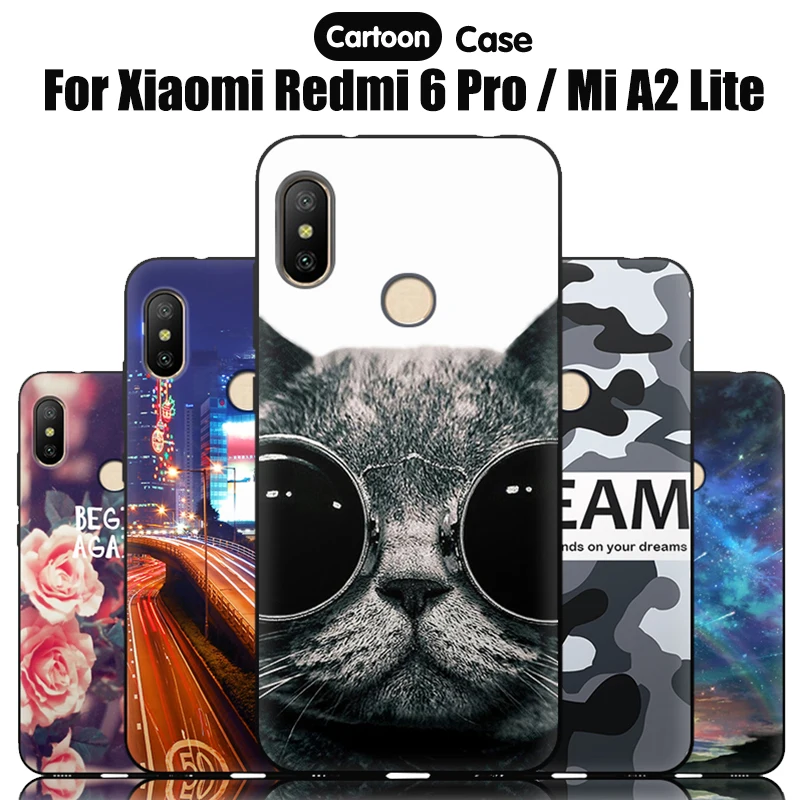 JURCHEN Phone Case For Xiaomi Redmi 6 Pro Case Global Version Cartoon Soft Silicone TPU Back Cover For Xiaomi Mi A2 Lite Case
JURCHEN Phone Case For Xiaomi Redmi 6 Pro Case Global Version Cartoon Soft Silicone TPU Back Cover For Xiaomi Mi A2 Lite Case