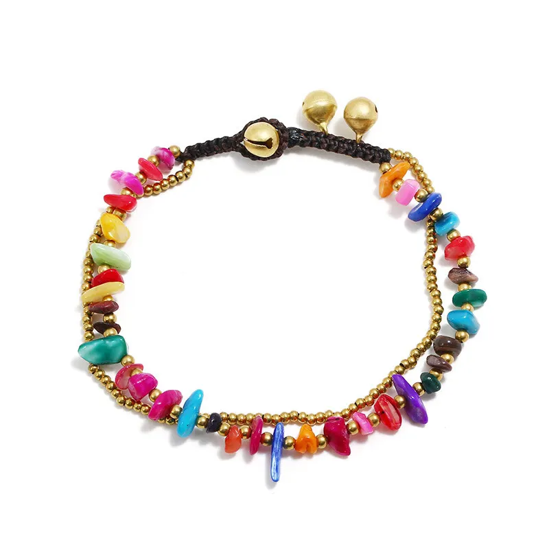 Double layer Chain On Foot Anklets for Women Jewelry Charm Gold Color Beads Stone Ankle Bracelets Bohemian Beach Accessories
Double layer Chain On Foot Anklets for Women Jewelry Charm Gold Color Beads Stone Ankle Bracelets Bohemian Beach Accessories