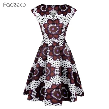 Fadzeco 2019 New African Dresses for Women V Collar A-Line Mini Dress Sleeveless Tribal Print Dress African Clothes
Fadzeco 2019 New African Dresses for Women V Collar A-Line Mini Dress Sleeveless Tribal Print Dress African Clothes