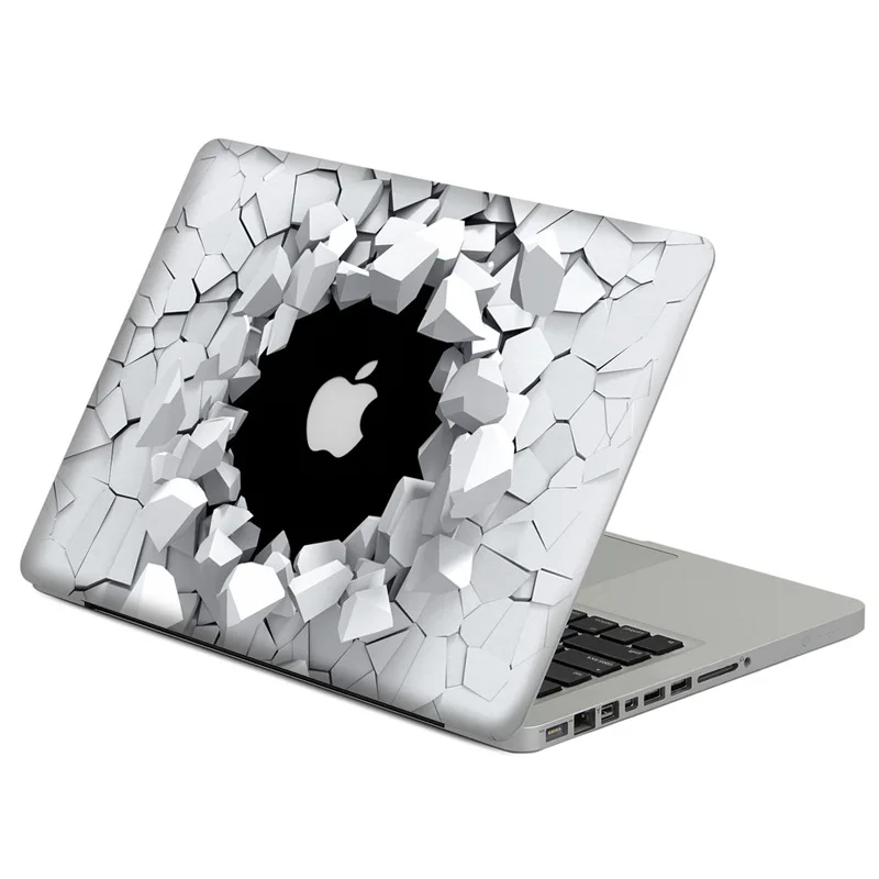 Наклейка для ноутбука с 3D отверстием Виниловая наклейка MacBook Air Pro Retina 11 13 15 корпус