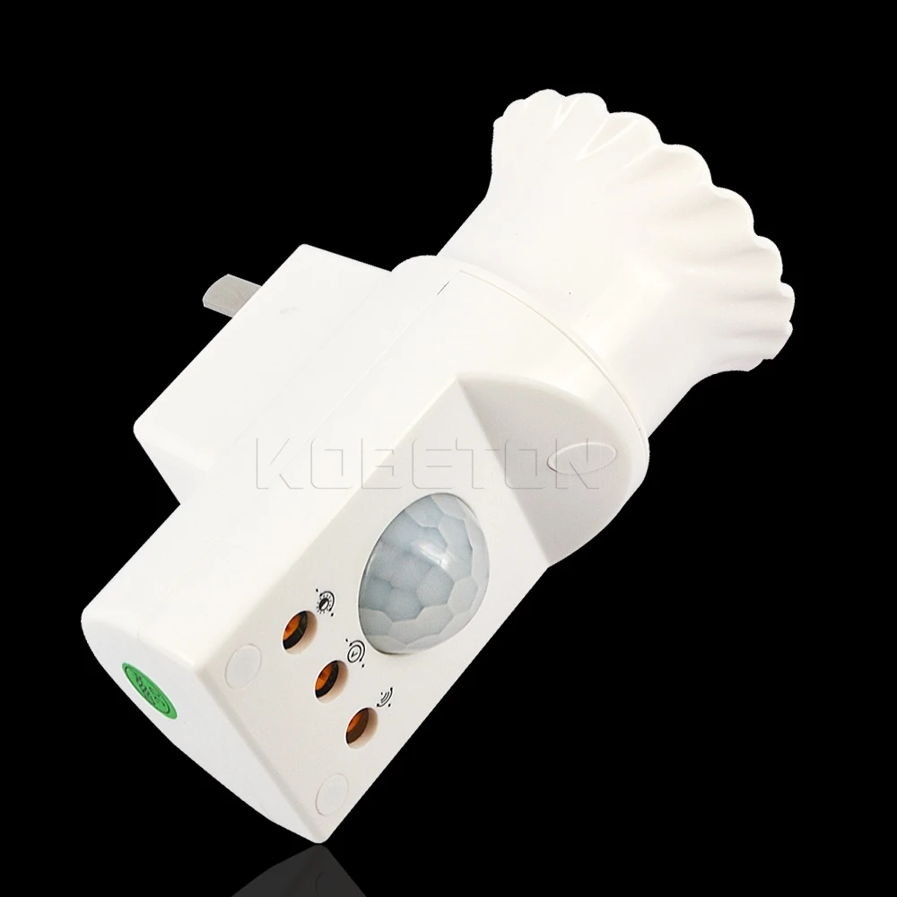 E27 Led Light Base Lamp Holder 170-270V 50/60HZ Automatic Body Motion Infrared IR Sensor Switch E27 Lamp Bulbs Socket US/EU Plug
E27 Led Light Base Lamp Holder 170-270V 50/60HZ Automatic Body Motion Infrared IR Sensor Switch E27 Lamp Bulbs Socket US/EU Plug