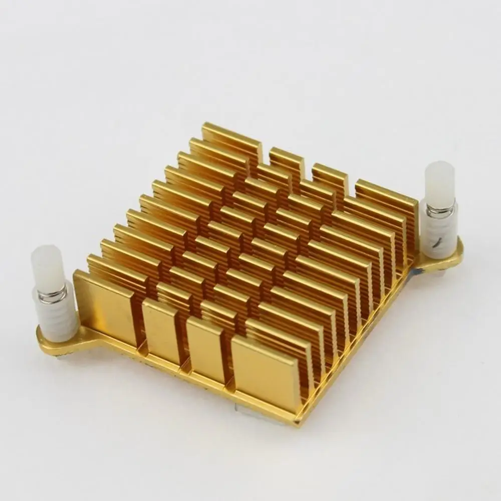 Gdstime 2 pcs/lot 40mmx40mmx13mm 4cm Aluminum Heatsink Golden North Bridge Chip CPU GPU VGA RAM LED IC Heat Sink
Gdstime 2 pcs/lot 40mmx40mmx13mm 4cm Aluminum Heatsink Golden North Bridge Chip CPU GPU VGA RAM LED IC Heat Sink