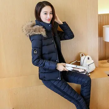 New Winter Suit Dress Fashionable Short Two Piece/set Female Cotton Padded Jacket Slim Thick Tide Women Two Piece Outfits
New Winter Suit Dress Fashionable Short Two Piece/set Female Cotton Padded Jacket Slim Thick Tide Women Two Piece Outfits