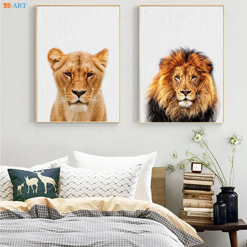 Forest Animal Canvas Painting Raccoon Art Prints Poster Woodlands Nursery Wall Baby Shower Gift Kids Room Bathroom Decor | Дом и сад