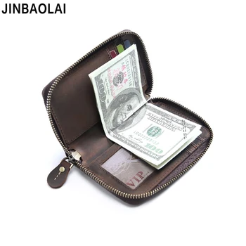 Original Vintage Crazy Horse Leather Men Wallet Zipper Driver's License Cards Organizer Wallet Short Billfold Women Coin Purse
Original Vintage Crazy Horse Leather Men Wallet Zipper Driver's License Cards Organizer Wallet Short Billfold Women Coin Purse