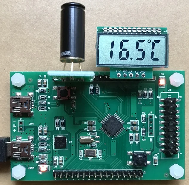 STM32F103C8T6 Development Board MLX90614ESF-DCI Infrared Temperature Sensor Development Board
STM32F103C8T6 Development Board MLX90614ESF-DCI Infrared Temperature Sensor Development Board