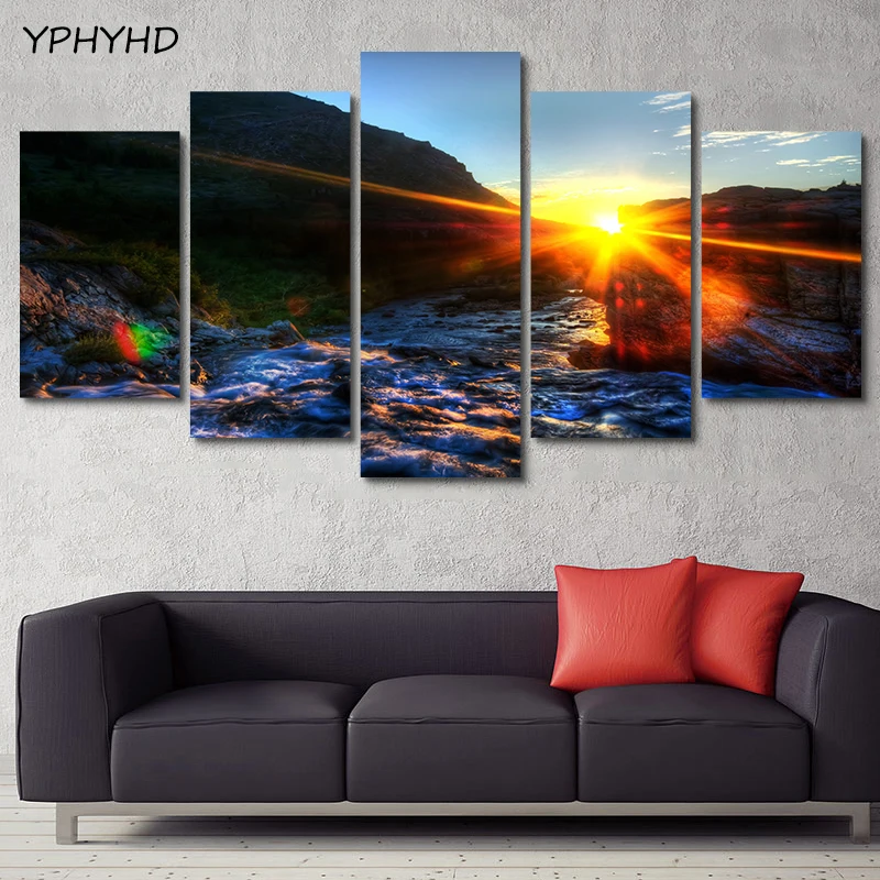 YPHYHD 5 Piece HD Print Natural Landscape Snow Sunrise Modern Modular Picture Canvas Painting Living Room Decor Wall Art Poster
YPHYHD 5 Piece HD Print Natural Landscape Snow Sunrise Modern Modular Picture Canvas Painting Living Room Decor Wall Art Poster
