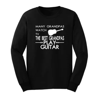 Mens Many Grandpas Watch TV Best Grandpas Play Guitar Casual Long Sleeve T-Shirts Men Tee
Mens Many Grandpas Watch TV Best Grandpas Play Guitar Casual Long Sleeve T-Shirts Men Tee