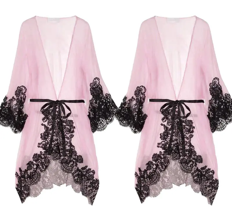 Women Ladies Sexy Lingerie Chemise Kimono Sleepwear Nightwear Dress Bathrobe Pink
Women Ladies Sexy Lingerie Chemise Kimono Sleepwear Nightwear Dress Bathrobe Pink