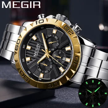 Relojes Watch Men Megir Fashion Sport Quartz Clock Mens Watches Top Brand Luxury Business Waterproof Watch Relogio Masculino New
Relojes Watch Men Megir Fashion Sport Quartz Clock Mens Watches Top Brand Luxury Business Waterproof Watch Relogio Masculino New
