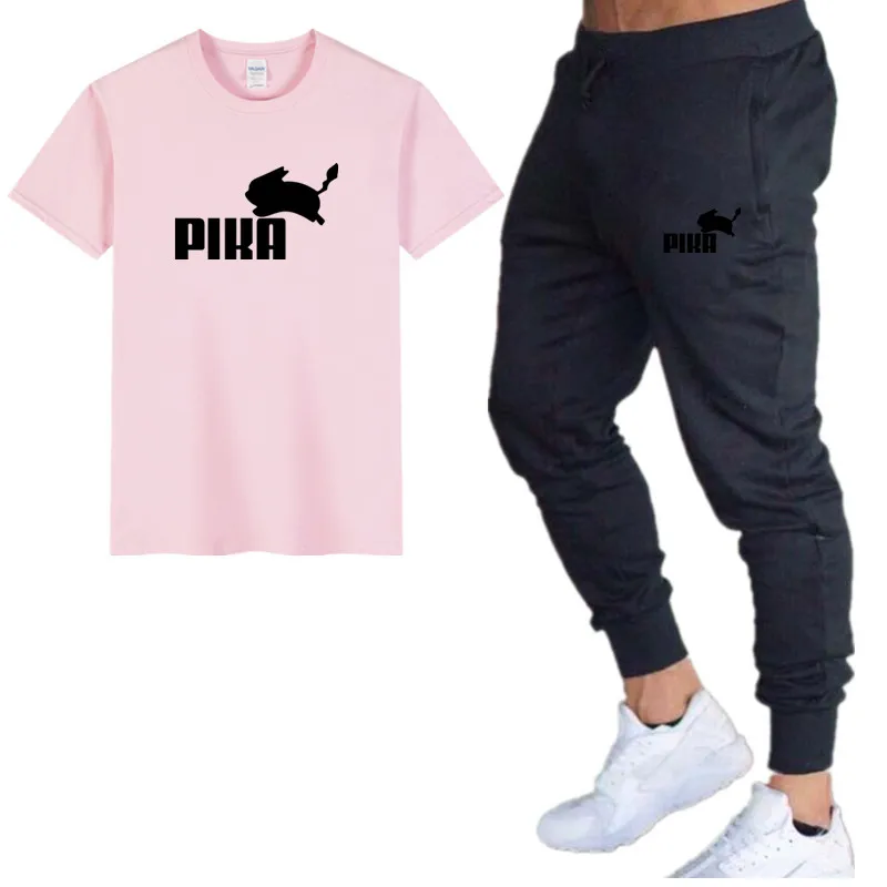 2019 Summer Pika Print Men T Shirts+pants Two Pieces Men Sets tracksuit Men Cotton Casual Gyms Fitness Jogger Men Trousers Sets
2019 Summer Pika Print Men T Shirts+pants Two Pieces Men Sets tracksuit Men Cotton Casual Gyms Fitness Jogger Men Trousers Sets