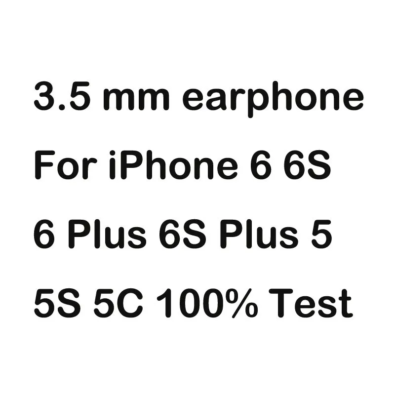 DHL Fast Ship original quality 100pcs/Lot 3.5mm earphone With Remote Mic Volume Controls For iPhone 4S 5 5S 6 Plus 100% Test
DHL Fast Ship original quality 100pcs/Lot 3.5mm earphone With Remote Mic Volume Controls For iPhone 4S 5 5S 6 Plus 100% Test