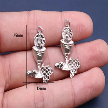 100 pieces / religious charm Christian Cross JHS holy grail medal. Charm Catholic Holy Grail JHS Medal Charm Jewelry 
100 pieces / religious charm Christian Cross JHS holy grail medal. Charm Catholic Holy Grail JHS Medal Charm Jewelry