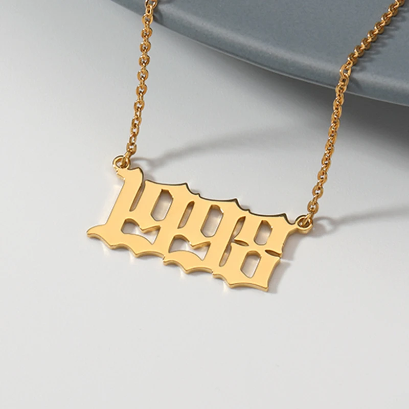 Custom Year Number Necklaces for Women Custom Year 1990 1995 1996 1997 1998 1999 2000 2019 Christmas Gifts from 1985 to 2019
Custom Year Number Necklaces for Women Custom Year 1990 1995 1996 1997 1998 1999 2000 2019 Christmas Gifts from 1985 to 2019