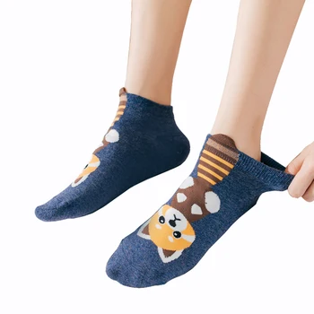 5 Pairs/Lot New Short Socks Women Cute 3D Cartoon Fox Animal Print Women's Cotton Socks Funny Big Tail Invisible Ankle Socks
5 Pairs/Lot New Short Socks Women Cute 3D Cartoon Fox Animal Print Women's Cotton Socks Funny Big Tail Invisible Ankle Socks