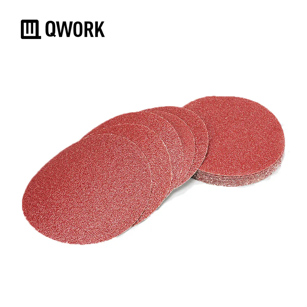 QWORK 1PC 5"(125mm) Dia Round Hook & Loop Sandpaper Disc Abrasive Paper Sheet for Sander for Polishing Wood Metal & others
QWORK 1PC 5"(125mm) Dia Round Hook & Loop Sandpaper Disc Abrasive Paper Sheet for Sander for Polishing Wood Metal & others