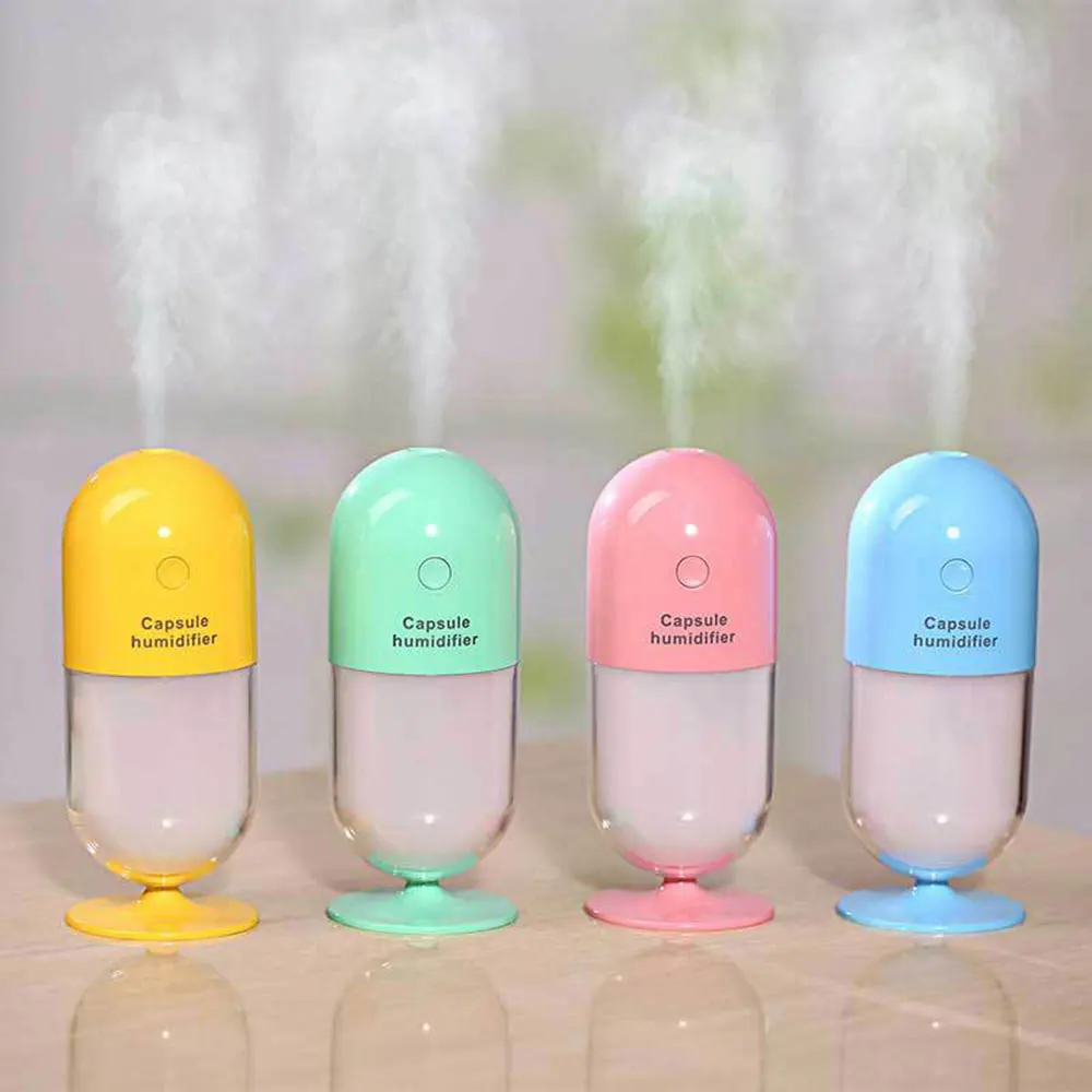 Mist Humidifier USB Humidifier Air Humidifier Atomizer Purifier Portable Mini DC 5V Capsule-Shaped
Mist Humidifier USB Humidifier Air Humidifier Atomizer Purifier Portable Mini DC 5V Capsule-Shaped