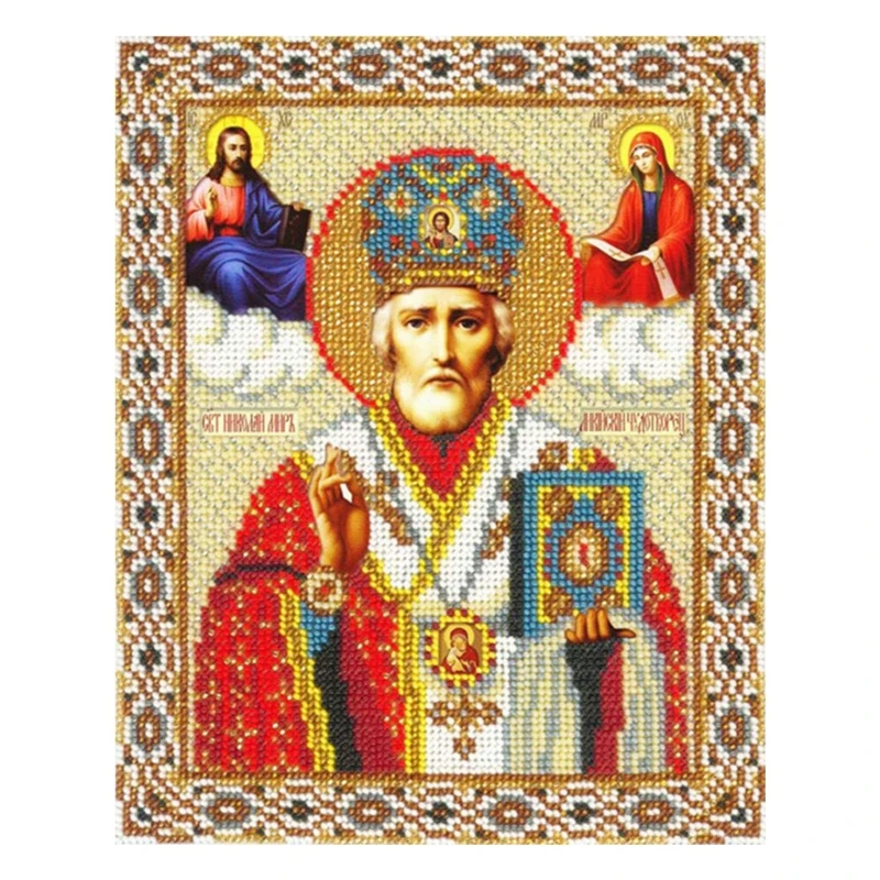 5D Diy Diamond Painting Religion Icon of Saint Diamond Mosaic Handicraft Rhinestones Embroidery Cross Stitch
5D Diy Diamond Painting Religion Icon of Saint Diamond Mosaic Handicraft Rhinestones Embroidery Cross Stitch