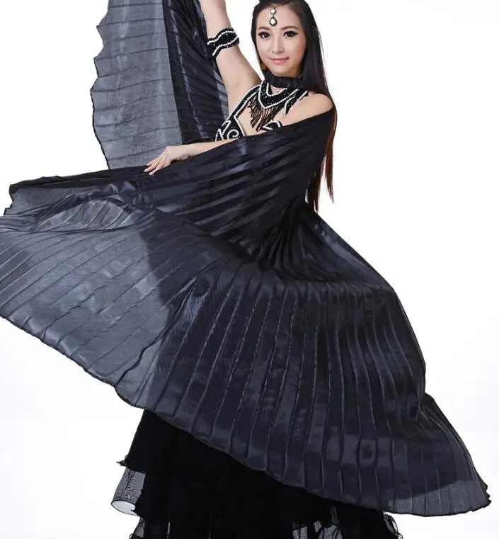 Dance Fairy Belly Dance Silk-like Transparent Isis Wings With Sticks Egyptian 360 Degrees Wing Black Orange Pink Free Shipping
Dance Fairy Belly Dance Silk-like Transparent Isis Wings With Sticks Egyptian 360 Degrees Wing Black Orange Pink Free Shipping
