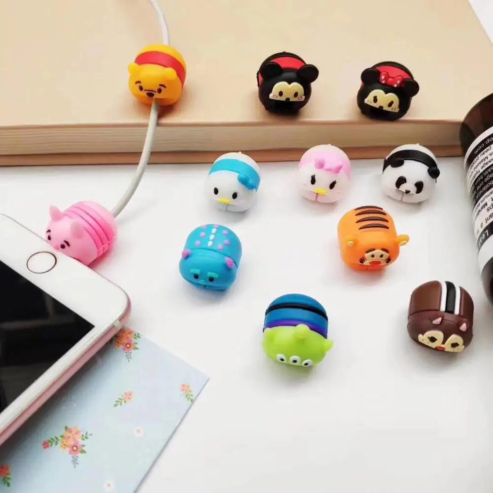 Disney Mickey mouse doll Accessories anti-breaking Mobile phone charging line protector case Stitch USB Data line holder cover
Disney Mickey mouse doll Accessories anti-breaking Mobile phone charging line protector case Stitch USB Data line holder cover