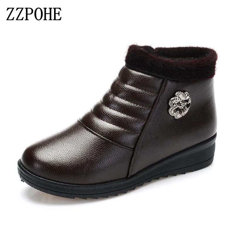 ZZPOHE Women's ankle Boots women winter shoes fashion casual Comfortable warm woman flat snow boots elderly boots free shipping
ZZPOHE Women's ankle Boots women winter shoes fashion casual Comfortable warm woman flat snow boots elderly boots free shipping