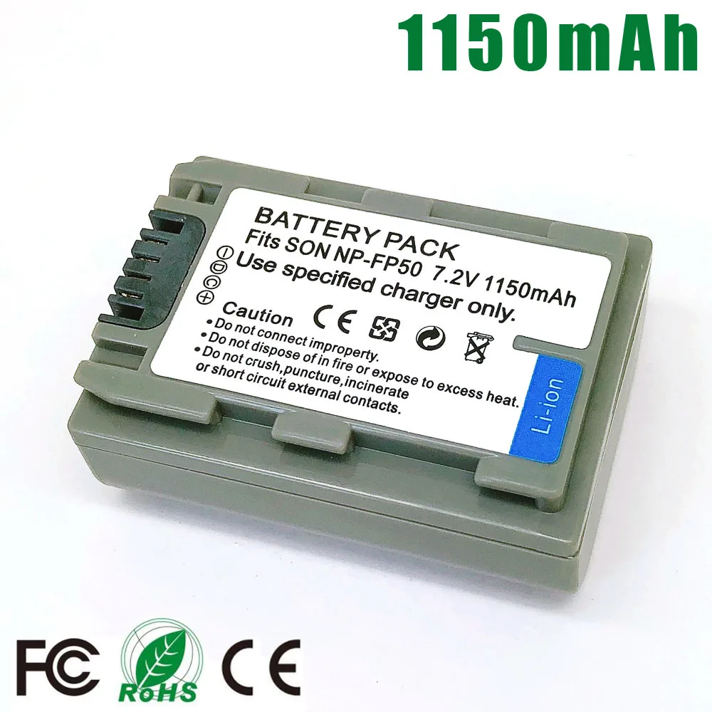 NP-FP50 NPFP50 Battery for Sony DCR-HC30 40 43E 65 85 94E 96 DCR-SR30 hdr-cx 190 e FP51 FP60 FP70 FP71 FP90 SX40R SX41 HDR-CX105
NP-FP50 NPFP50 Battery for Sony DCR-HC30 40 43E 65 85 94E 96 DCR-SR30 hdr-cx 190 e FP51 FP60 FP70 FP71 FP90 SX40R SX41 HDR-CX105