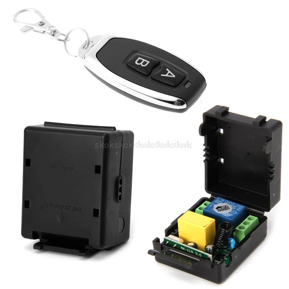 AC 220V 10A 1CH RF 315MHz Wireless Remote Control Switch Receiver Module + Transmitter Kit For Intelligent Home N06 dropship
AC 220V 10A 1CH RF 315MHz Wireless Remote Control Switch Receiver Module + Transmitter Kit For Intelligent Home N06 dropship