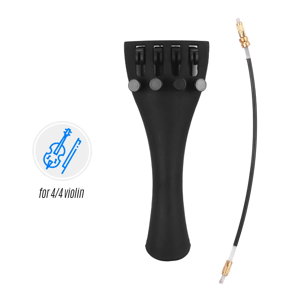 3/4 4/4 Violins Carbon Fiber Violin Fiddle Tailpiece with Four Fine Tuners and Tailpiece Gut Cord Orchestral Strings Parts Kit
3/4 4/4 Violins Carbon Fiber Violin Fiddle Tailpiece with Four Fine Tuners and Tailpiece Gut Cord Orchestral Strings Parts Kit