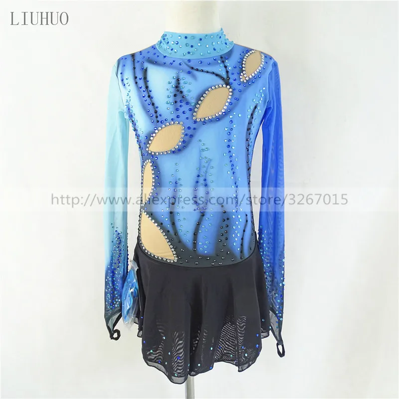 Figure Skating Dress Customized Competition Ice Skating Skirt for Girl Women Blue black High elastic fabric Exquisite diamond
Figure Skating Dress Customized Competition Ice Skating Skirt for Girl Women Blue black High elastic fabric Exquisite diamond