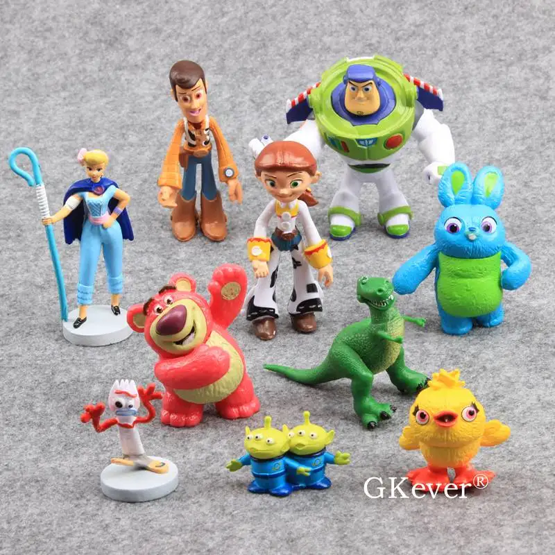 Story 4 Set of 10 PVC Mini Figures Doll Woody Jessie Forky Ducky Bunny Decor Cake Topper Model Toys 3-9 cm
Story 4 Set of 10 PVC Mini Figures Doll Woody Jessie Forky Ducky Bunny Decor Cake Topper Model Toys 3-9 cm