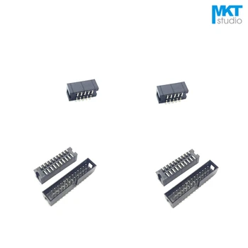 100Pcs SMT 1.27mm Pitch DC3 Male IDC Connector Socket Header Shrouded With Notch Key 10P 14P 16P
100Pcs SMT 1.27mm Pitch DC3 Male IDC Connector Socket Header Shrouded With Notch Key 10P 14P 16P