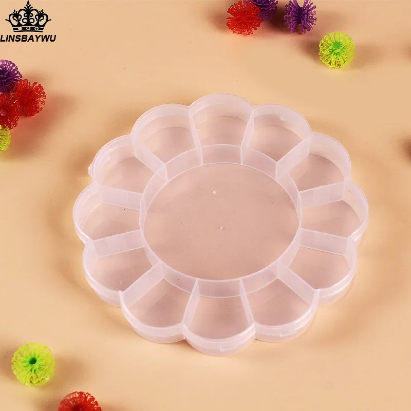 Hot Sale 13 Slots Flower Shape Compartment Organizer Durable Plastic Storage Box Case Container Jewelry Box Display Organizer
Hot Sale 13 Slots Flower Shape Compartment Organizer Durable Plastic Storage Box Case Container Jewelry Box Display Organizer