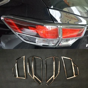 For Toyota Highlander 2014 2015 6th ABS Chrome Car Rear Lamp Cover Taillight Cover External Taillight Decoratrion 4pcs/set 
For Toyota Highlander 2014 2015 6th ABS Chrome Car Rear Lamp Cover Taillight Cover External Taillight Decoratrion 4pcs/set