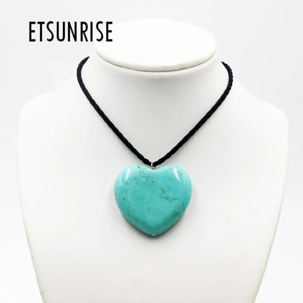 ETSUNRISE N0041 adjustable fashion jewelry Natural heart stone Love Pendant Necklace
ETSUNRISE N0041 adjustable fashion jewelry Natural heart stone Love Pendant Necklace