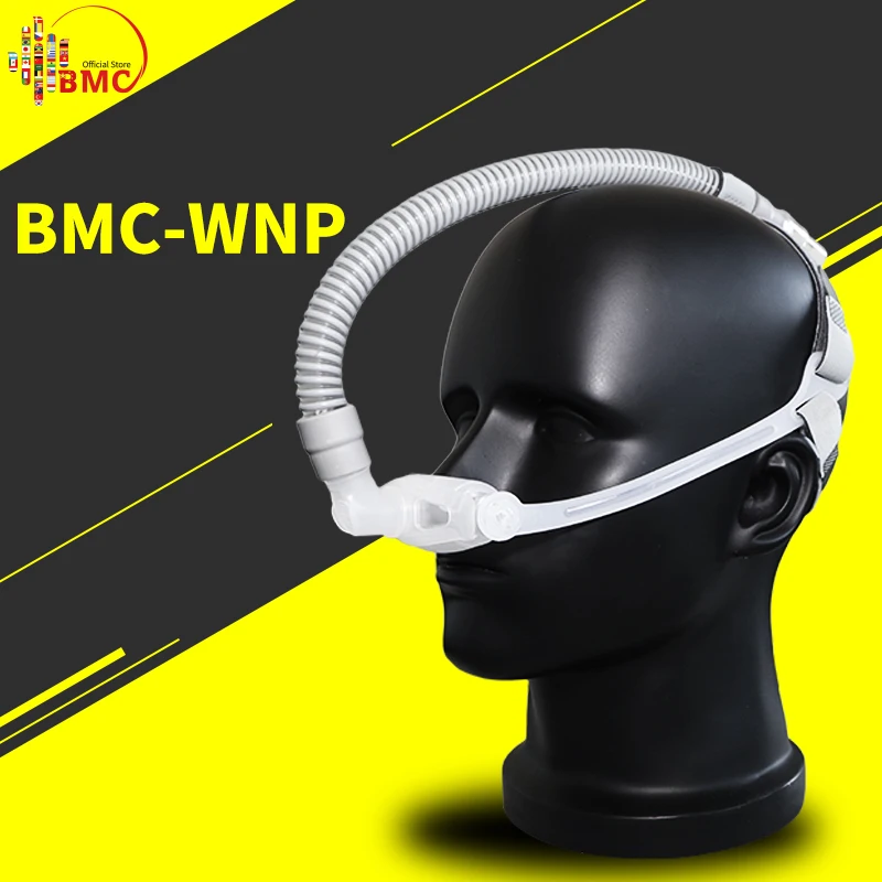 BMC WNP Nasal Pillow CPAP Mask Silicone Gel SML Size Cushion All In Medical Sleep Mask For Snoring And Apnea Treatment With belt
BMC WNP Nasal Pillow CPAP Mask Silicone Gel SML Size Cushion All In Medical Sleep Mask For Snoring And Apnea Treatment With belt