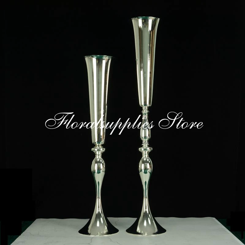 Metal vase tall gold/silver/white flower stand 88cm wedding flower stand table centerpieces decoration
Metal vase tall gold/silver/white flower stand 88cm wedding flower stand table centerpieces decoration