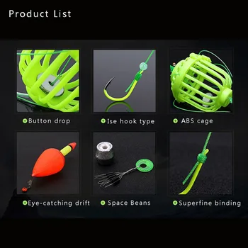 Explosive Fishing Hooks Spherical Feeder Cage Monsters String Hooks Fishing Supplies Carps Fishing Group Suits
Explosive Fishing Hooks Spherical Feeder Cage Monsters String Hooks Fishing Supplies Carps Fishing Group Suits