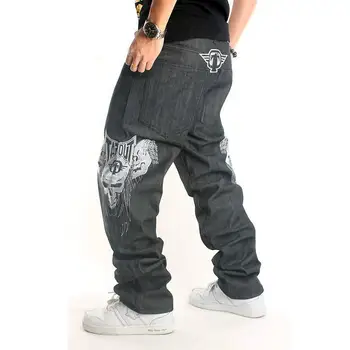 Fashion Trend Man Hiphop Skateboarders Denim Pants Autumn Winter Loose Skull Embroidery Jean Men Tallsize 42 44 46 Hip Hop Jeans
Fashion Trend Man Hiphop Skateboarders Denim Pants Autumn Winter Loose Skull Embroidery Jean Men Tallsize 42 44 46 Hip Hop Jeans