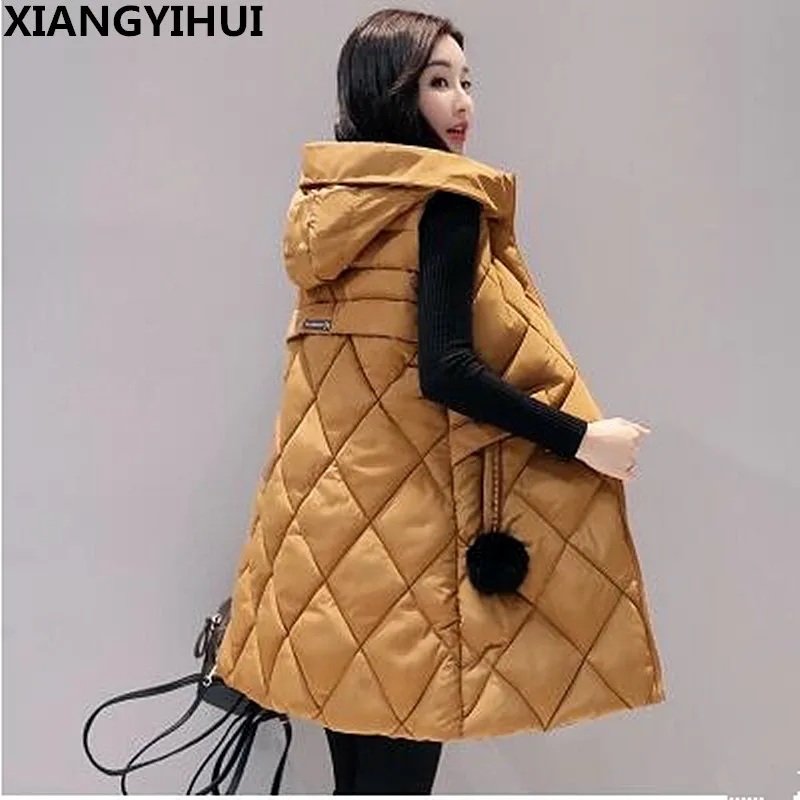 Women Winter Coat vest with hood Warm Parkas plus size Overcoat High Quality Quilting slefieless vest 2018 sherpa jacket
Women Winter Coat vest with hood Warm Parkas plus size Overcoat High Quality Quilting slefieless vest 2018 sherpa jacket