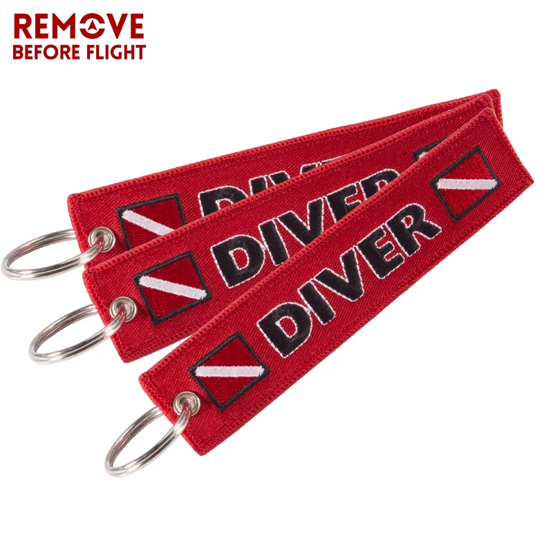 Car Keychain Embroidery DIVER Key Ring Motorcycle Red Key Chain chaveiro carro Key Holder For Luggage Tag Aviation Gifts 3PCS
Car Keychain Embroidery DIVER Key Ring Motorcycle Red Key Chain chaveiro carro Key Holder For Luggage Tag Aviation Gifts 3PCS