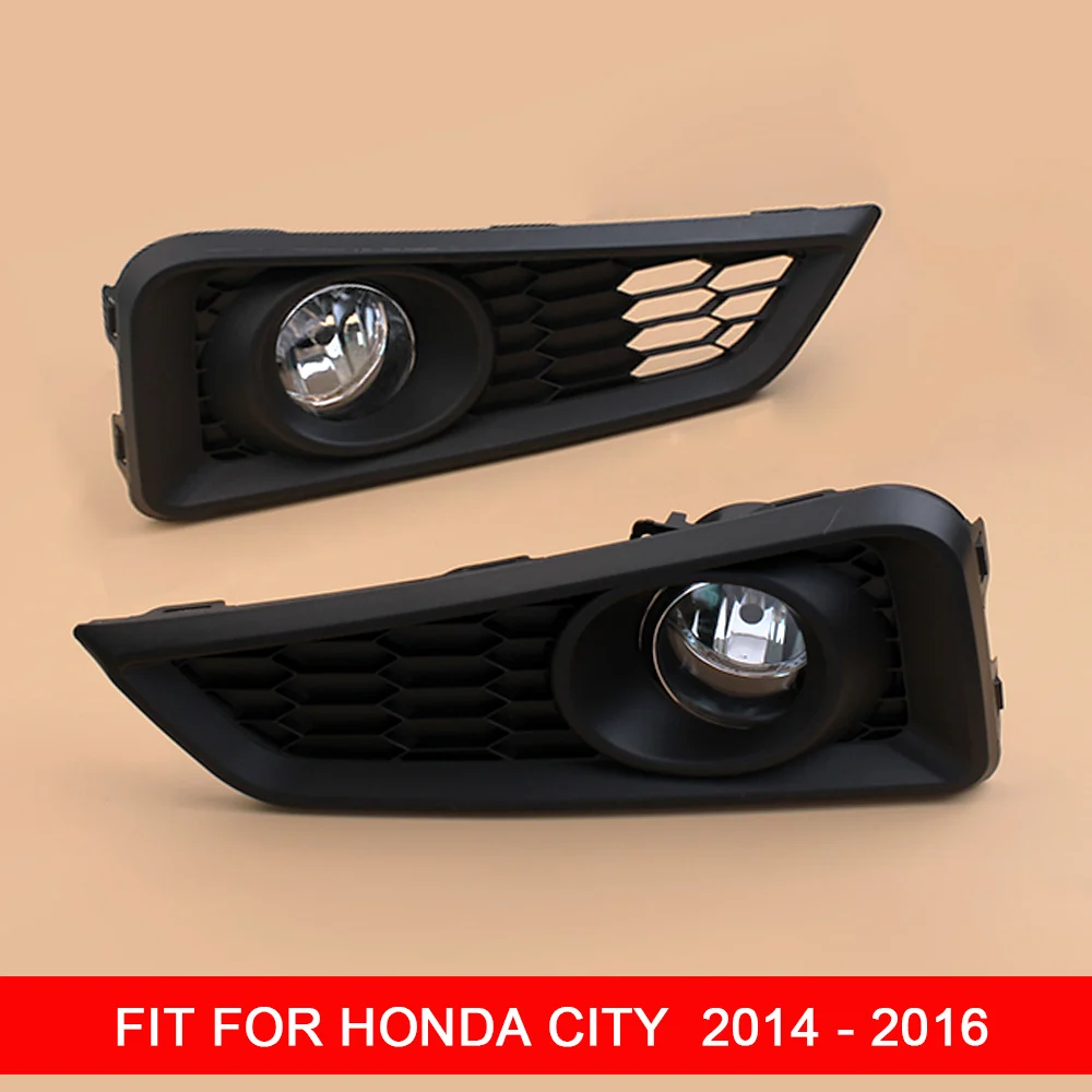 1 Pair 12V Car Fog Lamp Assembly with Fog Light Covers and Wire Relay Switch Button for Honda City 2014 2015 2016
1 Pair 12V Car Fog Lamp Assembly with Fog Light Covers and Wire Relay Switch Button for Honda City 2014 2015 2016