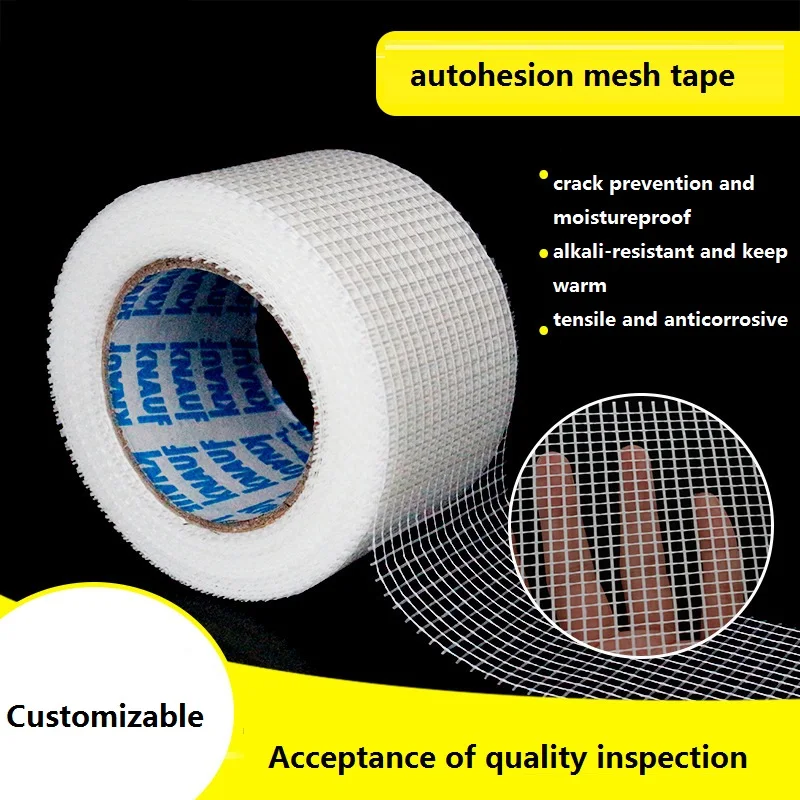 Self-adhesive Mesh Cloth 5cm 8cm 10cm Width White Fiberglass Mosaic Tools Grid Joint Crack Resistant Glass Fiber DIY Counterfort
Self-adhesive Mesh Cloth 5cm 8cm 10cm Width White Fiberglass Mosaic Tools Grid Joint Crack Resistant Glass Fiber DIY Counterfort