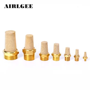 10PCS Sintered Brass Pneumatic Muffler Silencer Filter 1/8 1/4 3/8 1/2"PT Noise absorption Exhaust Muffler Connector
10PCS Sintered Brass Pneumatic Muffler Silencer Filter 1/8 1/4 3/8 1/2"PT Noise absorption Exhaust Muffler Connector