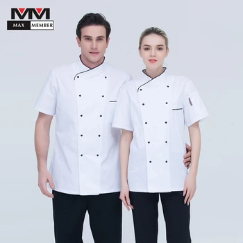White Summer Short Sleeve Restaurant Kitchen Cook Chef Sushi Cozinha Cuisine Tops Jacket Wholesale Hotel Work Uniforms Overalls
White Summer Short Sleeve Restaurant Kitchen Cook Chef Sushi Cozinha Cuisine Tops Jacket Wholesale Hotel Work Uniforms Overalls