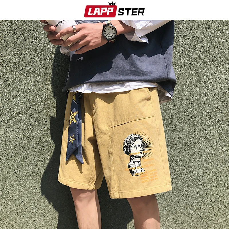 LAPPSTER Men Funny Streetwear Summer Shorts Khaki 2019 Ribbons Hip Hop Sweat Shorts Cargo Harajuku Shorts For Man Cotton Casual
LAPPSTER Men Funny Streetwear Summer Shorts Khaki 2019 Ribbons Hip Hop Sweat Shorts Cargo Harajuku Shorts For Man Cotton Casual