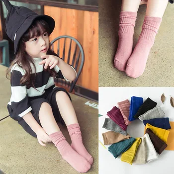 Autumn winter baby cotton socks kids boy and girl knee high Cotton Socks children leg warmer Solid 1-10T
Autumn winter baby cotton socks kids boy and girl knee high Cotton Socks children leg warmer Solid 1-10T