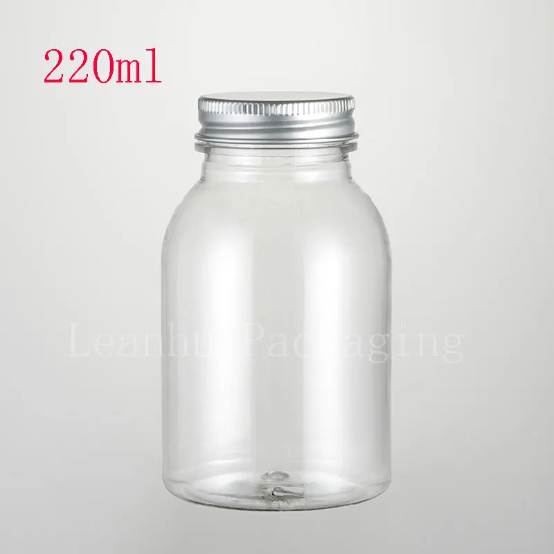 220ml Empty Plastic Bath Salt Container,Powder Storage Refillable PET Bottle Aluminum Lid , Liquid CosmeticS Bottles Transparent
220ml Empty Plastic Bath Salt Container,Powder Storage Refillable PET Bottle Aluminum Lid , Liquid CosmeticS Bottles Transparent