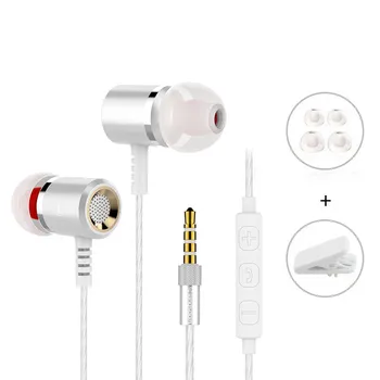 

Original Langsdom M400 Wired Earphone fone de ouvido In-ear HiFi Stereo With Microphone 3.5MM MP3 Universal Earbuds c0521